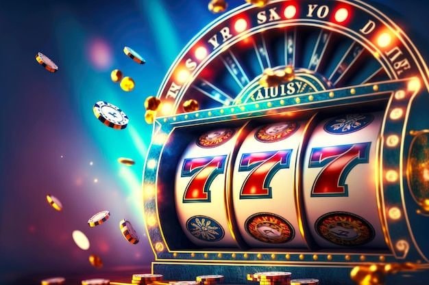 Meja roulette kasino modern dengan dealer aktif